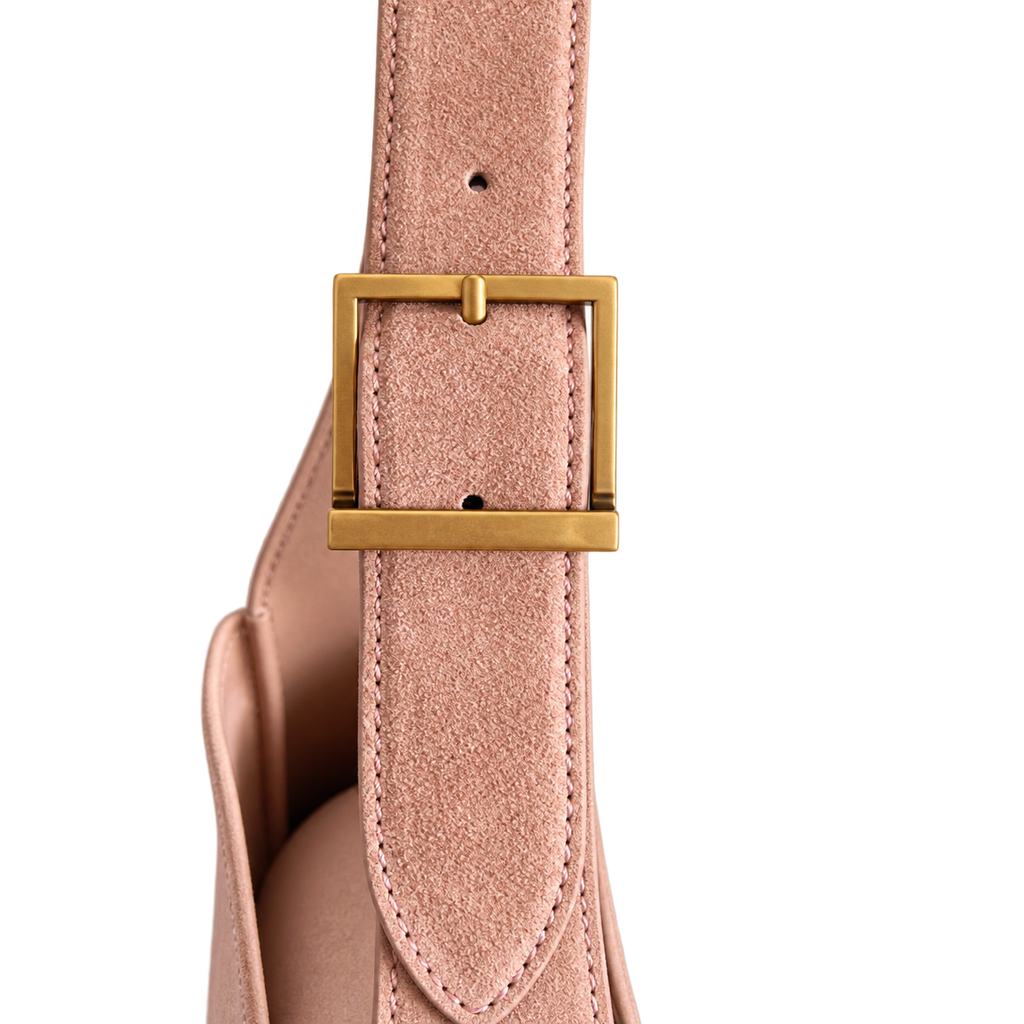YSL Le 5 à 7 Hobo Bag – Pink Suede