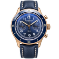 Blancpain Air Command Flyback Chronograph Rose Gold Blue Watch