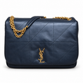 YSL Saint Laurent Jamie Large Quilted Chain Bag Navy