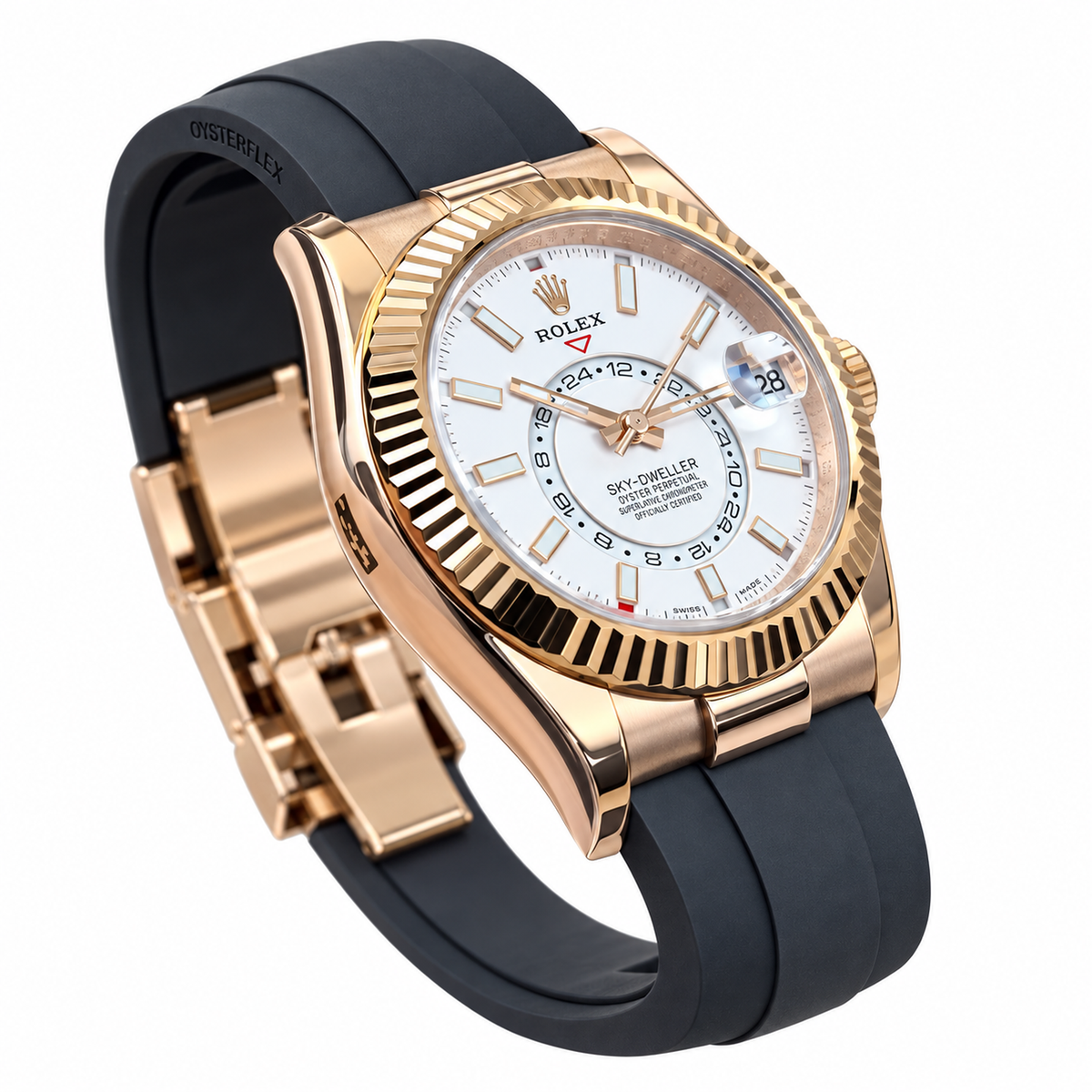 Rolex Steel Moon Phase Watch