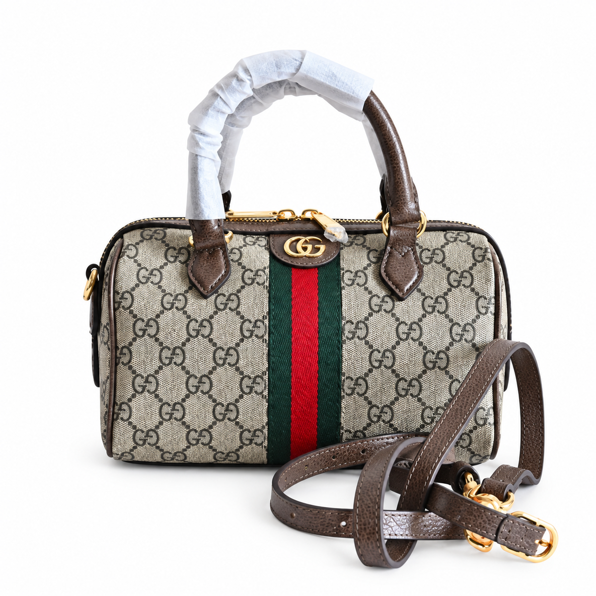 Gucci Savoy Mini Duffle Bag GG Supreme
