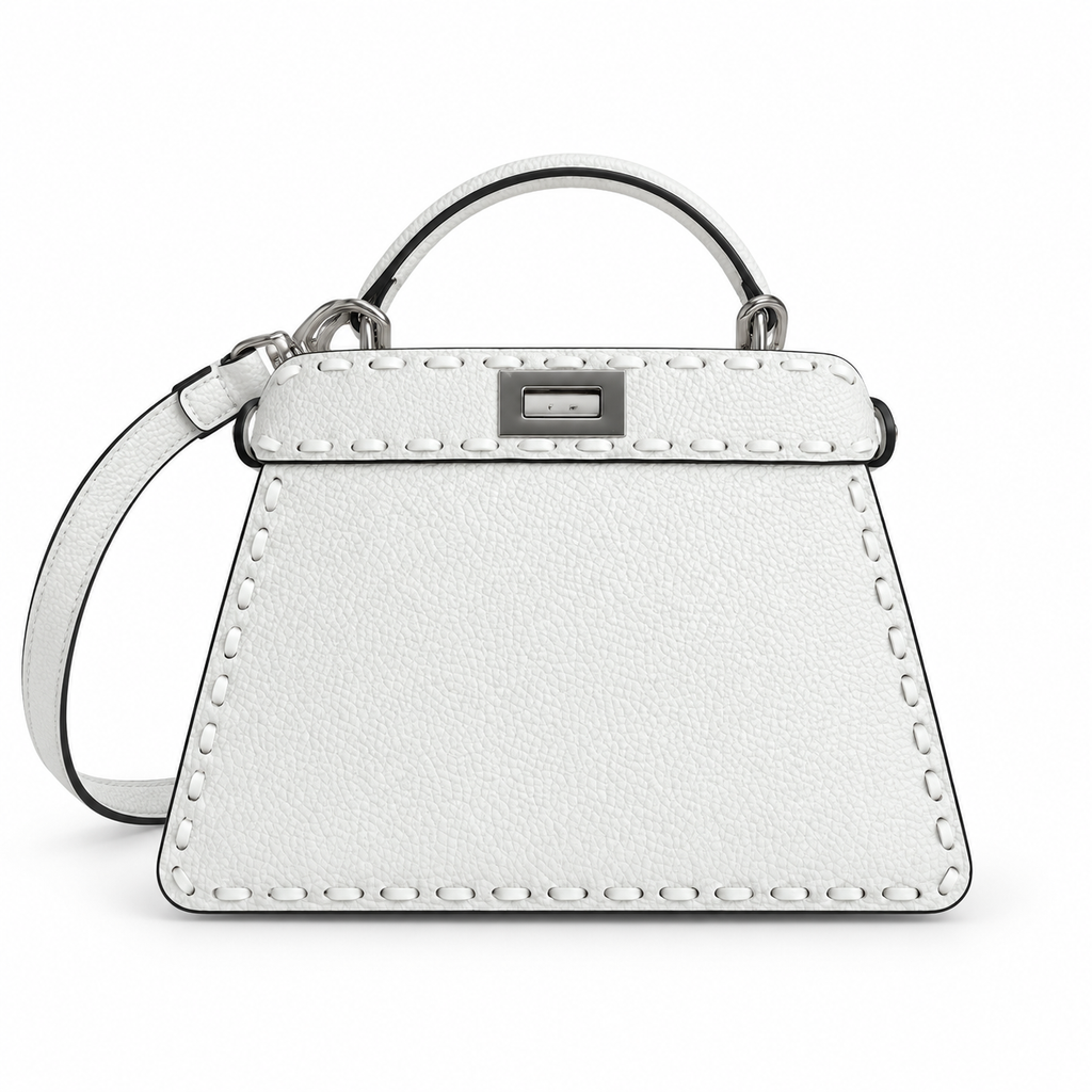 Fendi Mini Baguette 20cm Crossbody Bag – FF Jacquard