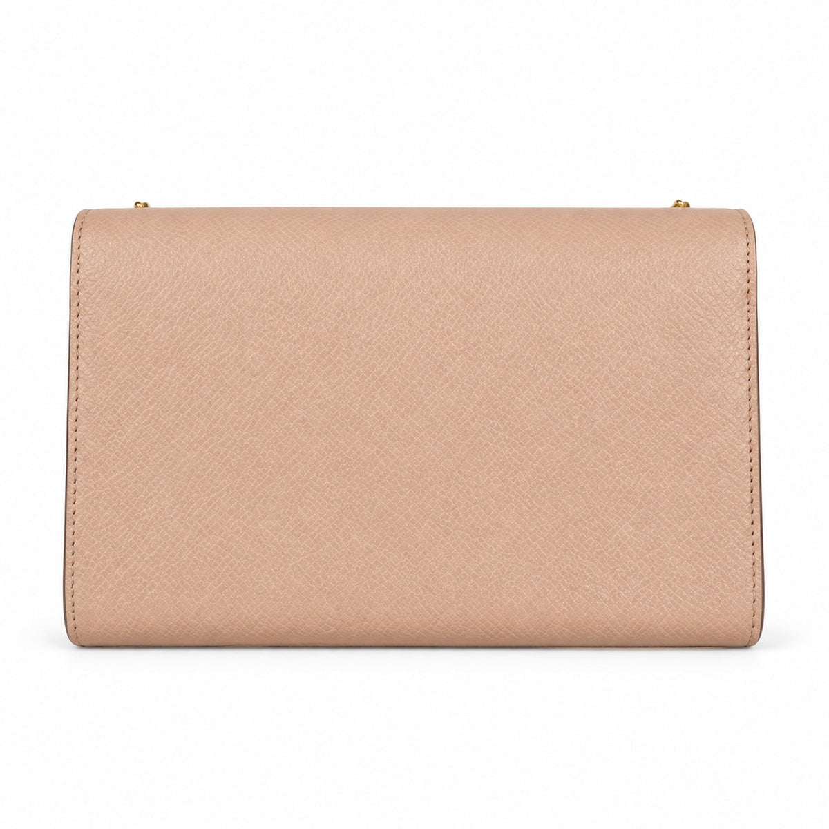 Saint Laurent YSL Kate Chain Wallet – Nude Smooth Leather