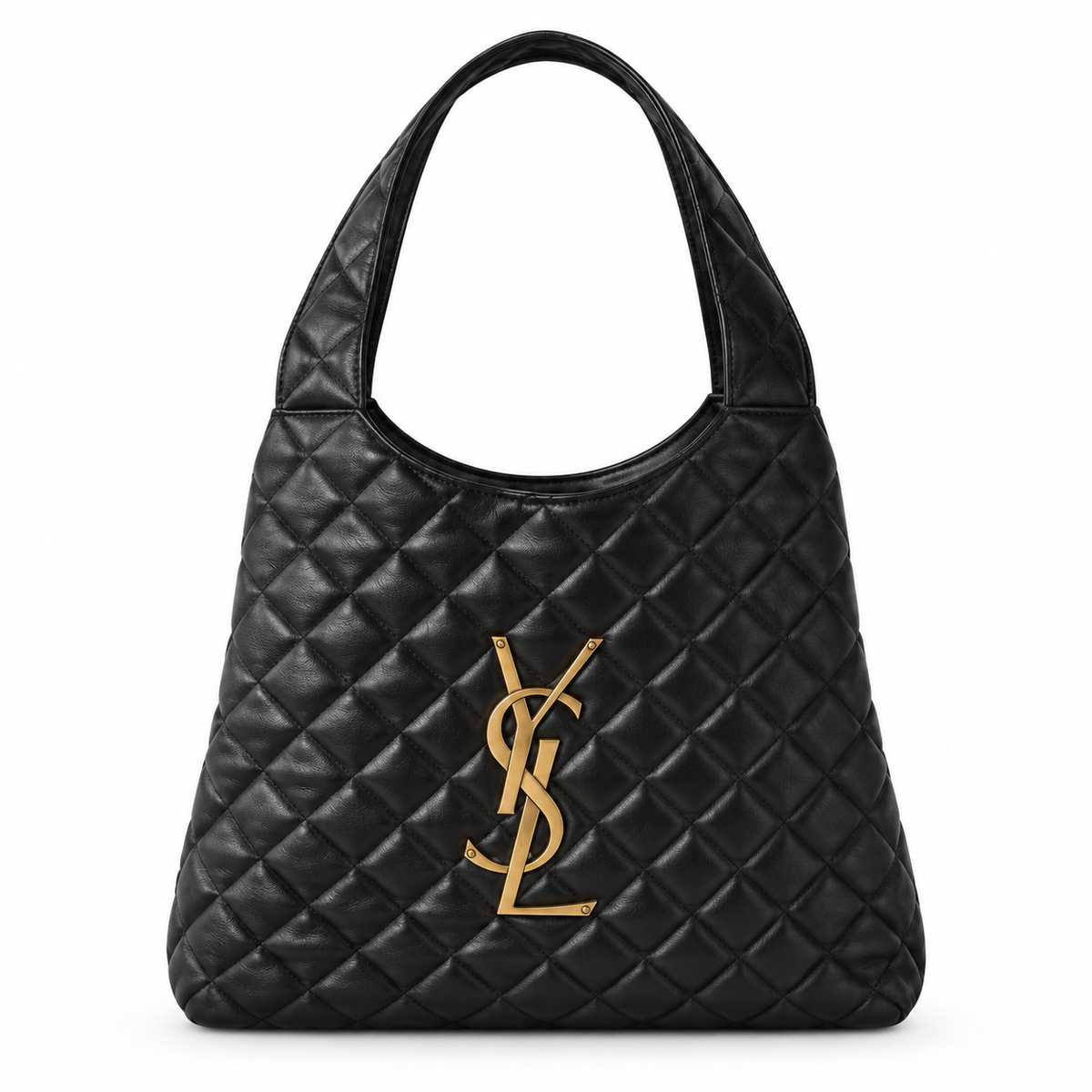 Saint Laurent YSL Icare Maxi Tote – Black Quilted Leather