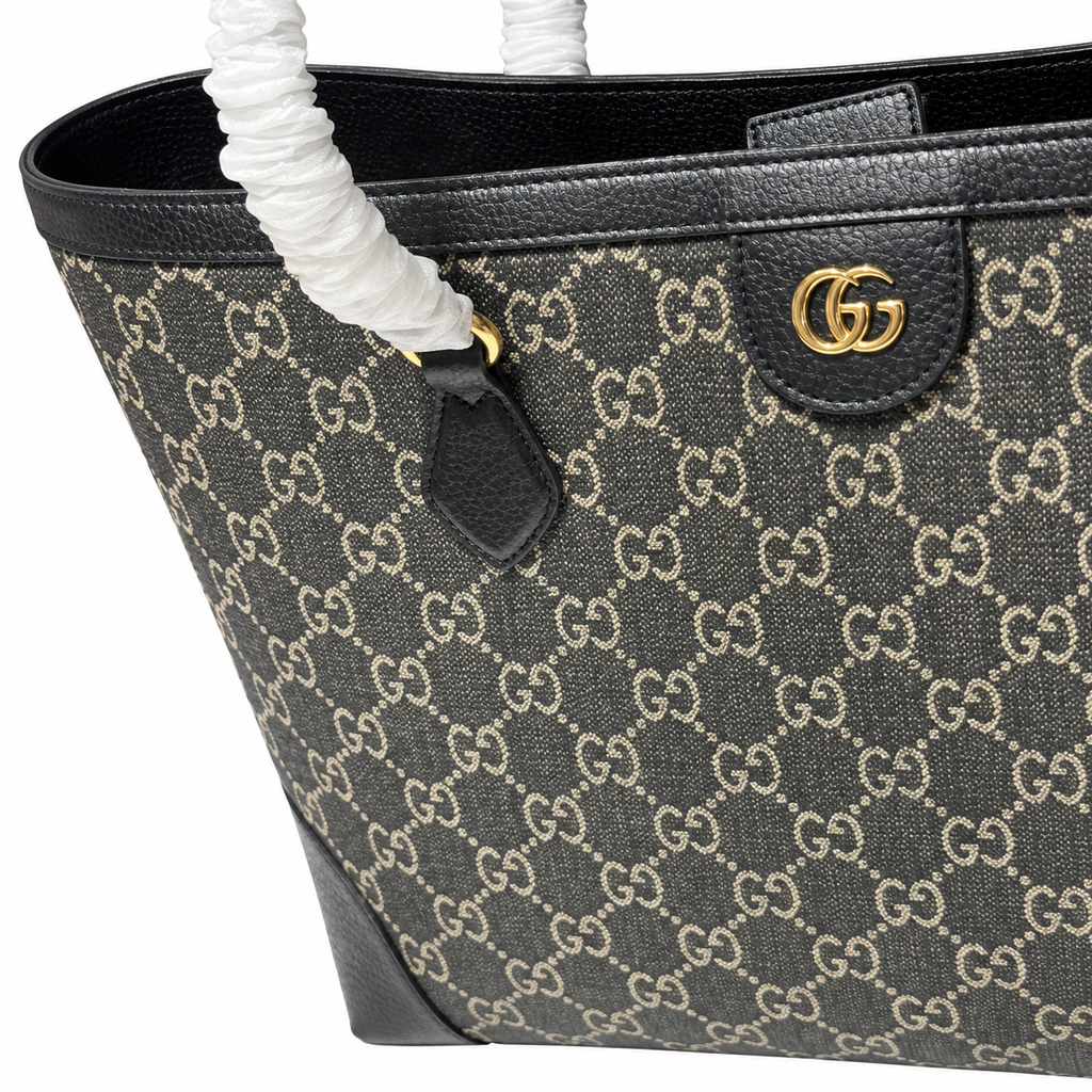 Gucci Bree GG Supreme Large Tote Bag Black