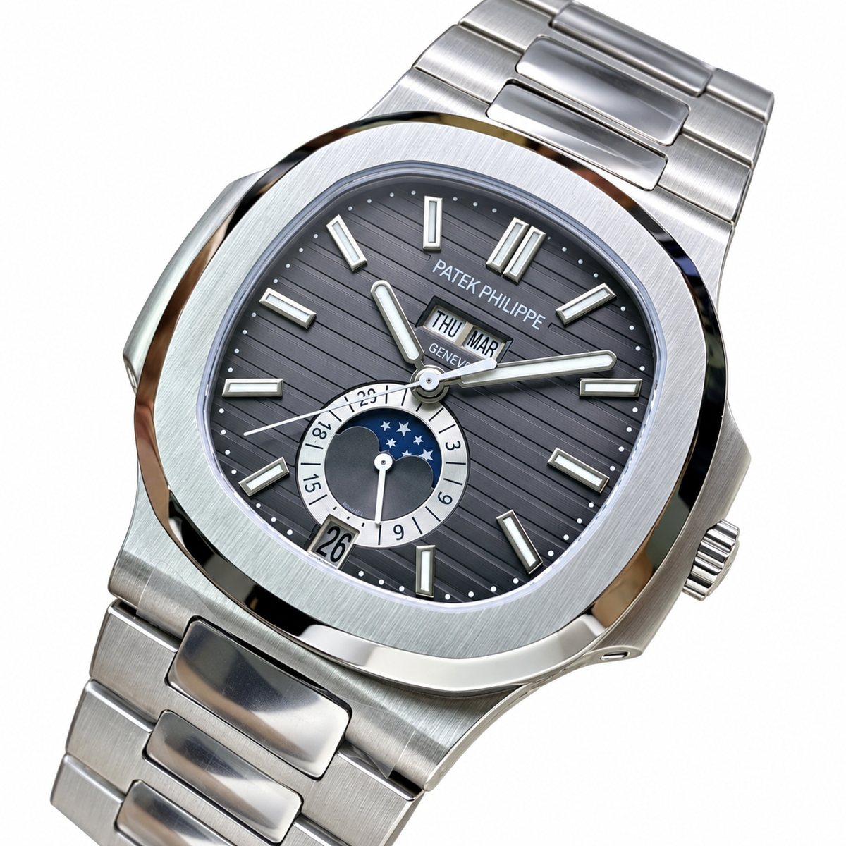 Patek Philippe Men's Annual Calendar Style Automatic Watch 40.5mm