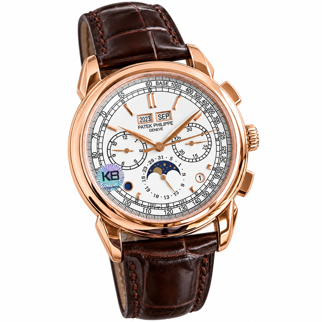 Patek Philippe Grand Complication Perpetual Calendar Chronograph 41mm Rose Gold Silver Dial