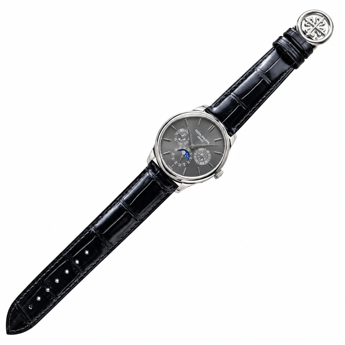 Patek Philippe White Gold Perpetual Calendar Moon Phase
