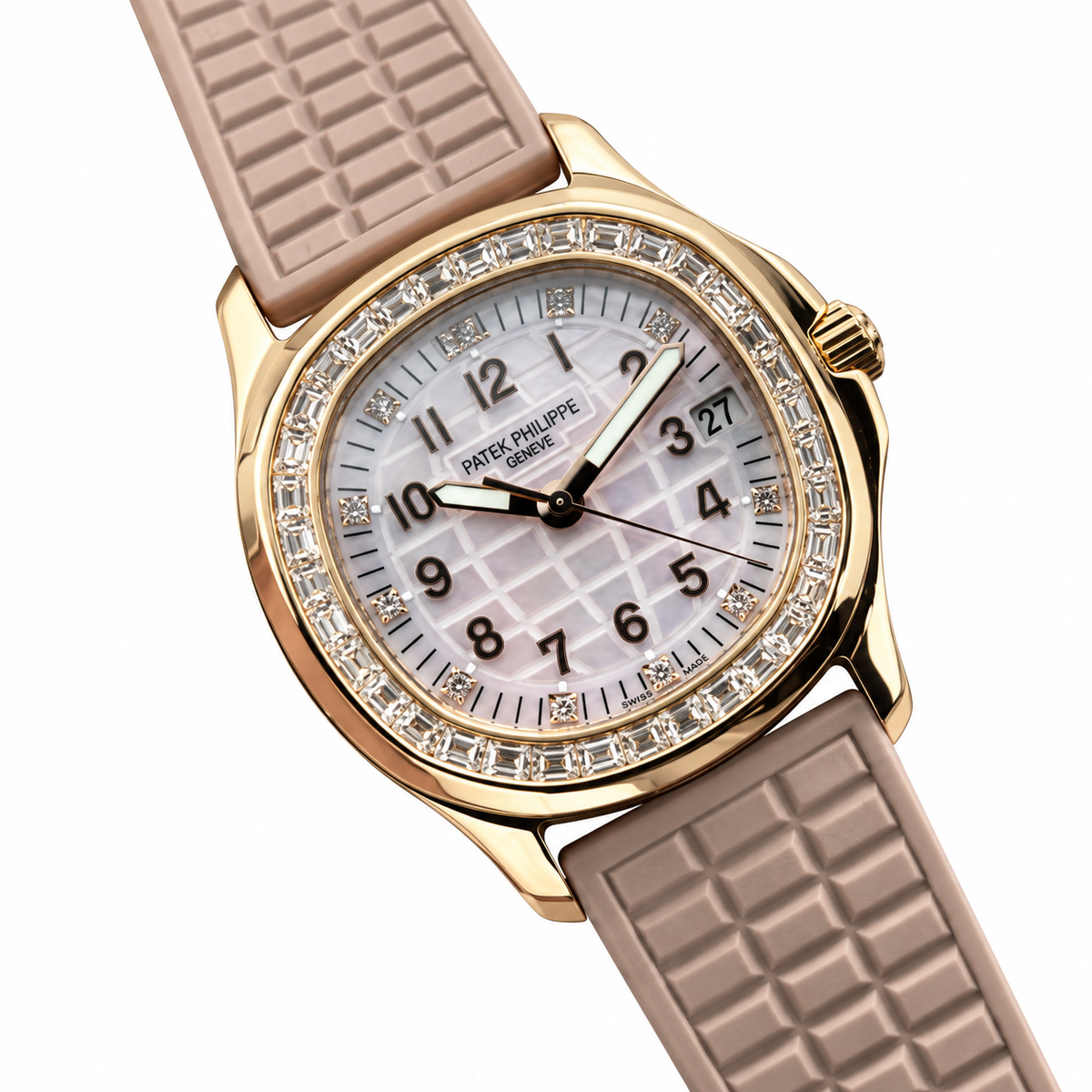 Patek Philippe Women's Diamond Bezel Automatic Watch 35.6mm