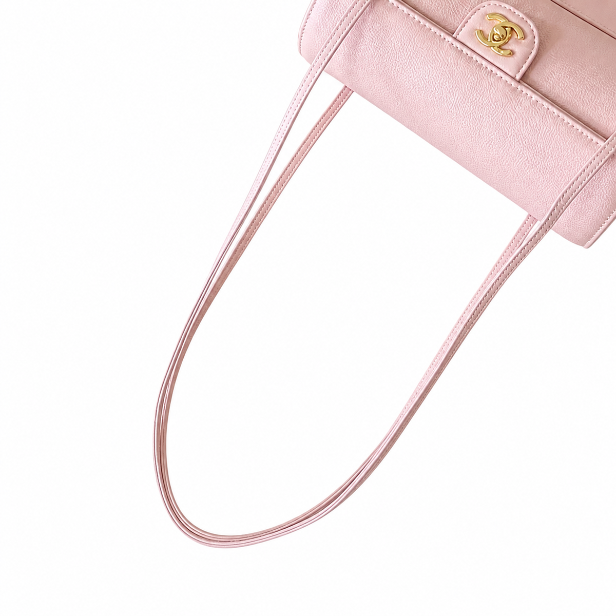 Chanel Blush Pink Cylindrical Shoulder Bag | Twin Rope Strap — 20cm