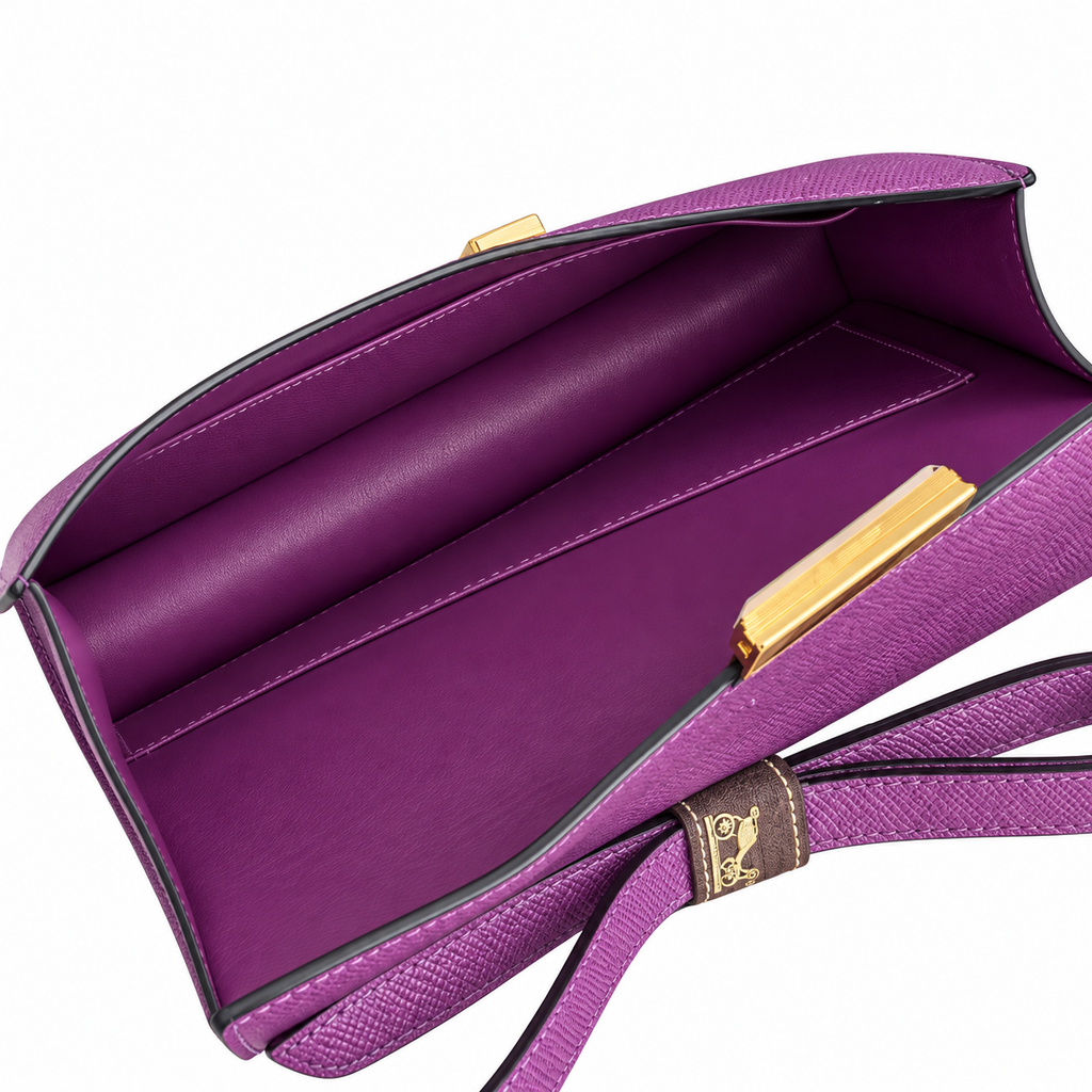 Hermès Constance 26 Cassis Epsom Gold HW