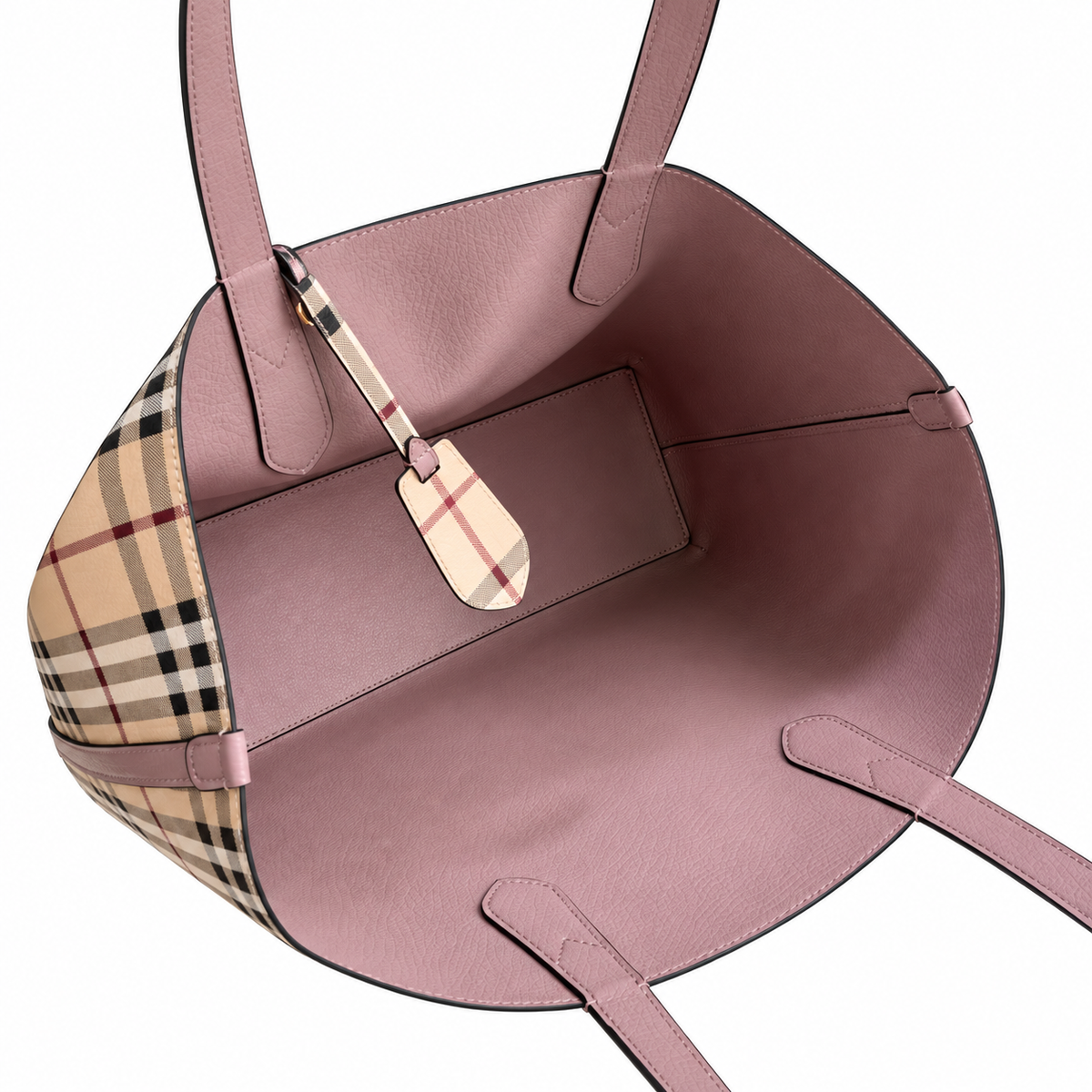 Burberry Classic Check Flared City Tote