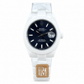 Rolex Datejust 41 White Ceramic Blue Dial