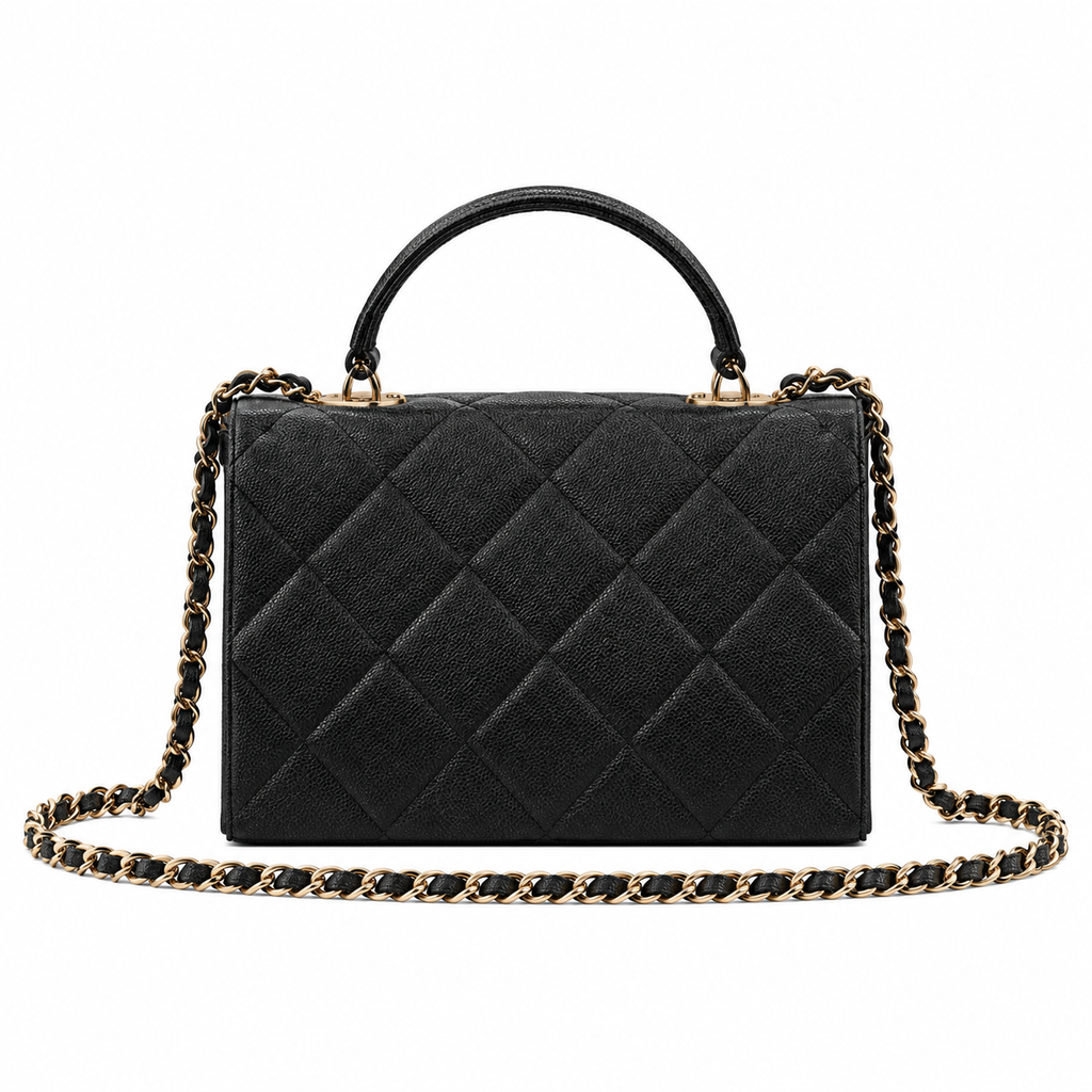 Chanel Quilted Mini Box Flap Bag 16×21×9.5cm