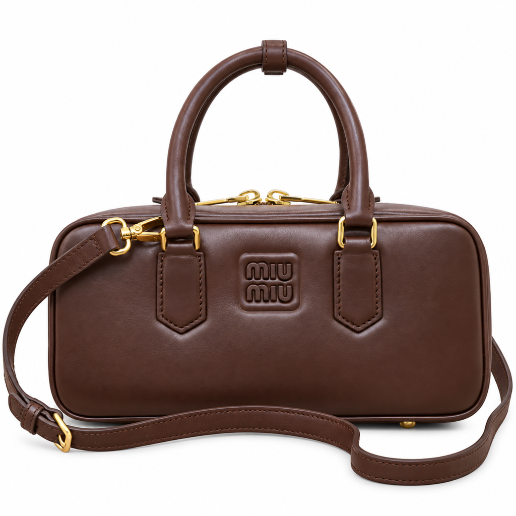 Miu Miu Matelassé Leather Textured Crossbody Bag