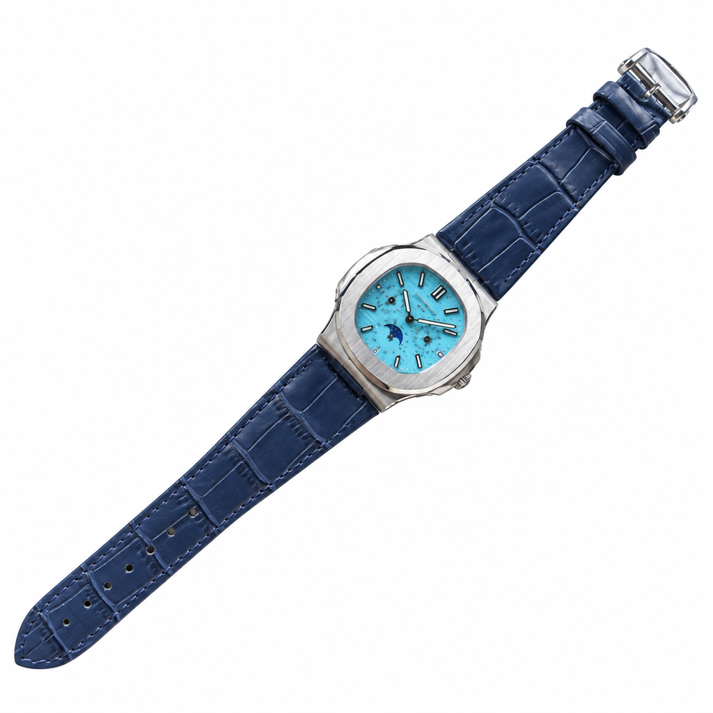 Patek Philippe Men's Dual Time Automatic Watch 40mm