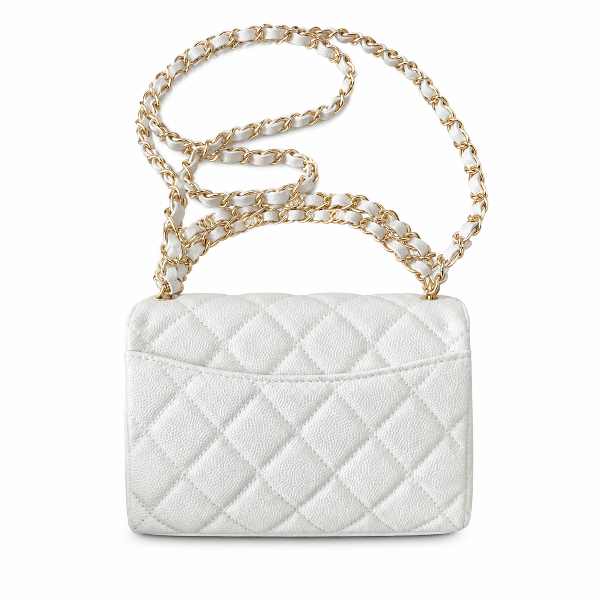 Chanel Diamond-Quilted Mini Vanity Chain Crossbody