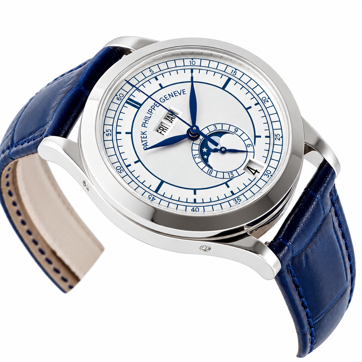 Patek Philippe Men's Green Dial Automatic Watch 38.5mm