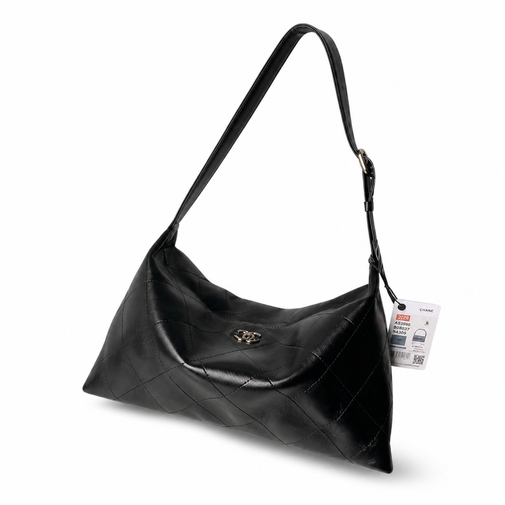 Chanel Deauville Large Shopping Tote | White Boucle & Caramel — 32cm
