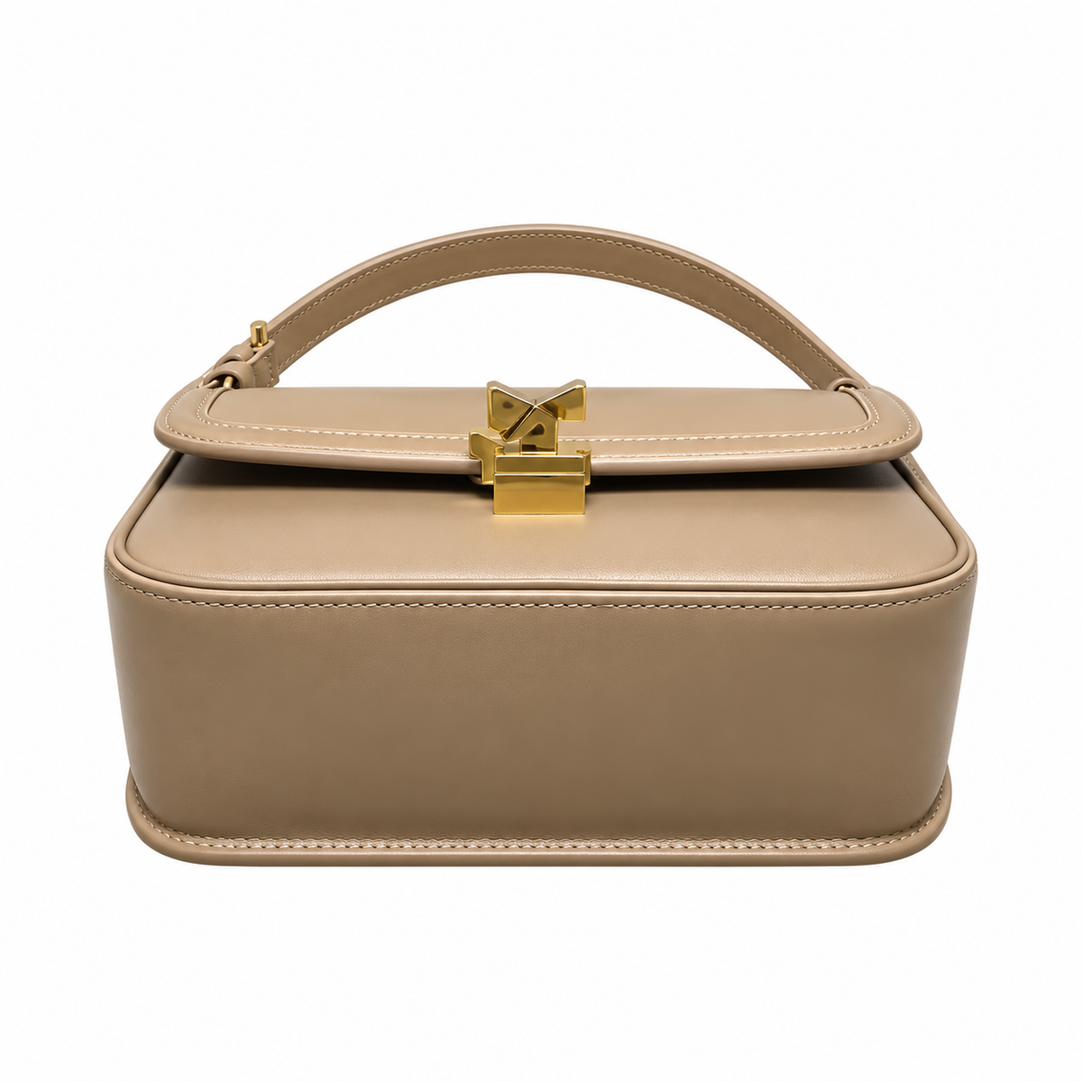 Saint Laurent Solferino Bag – Beige Leather