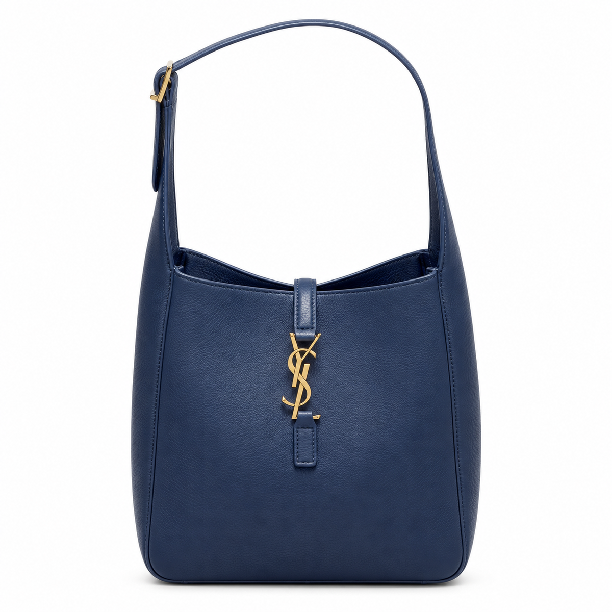 YSL Le 5 à 7 Hobo Bag – Navy Blue Leather