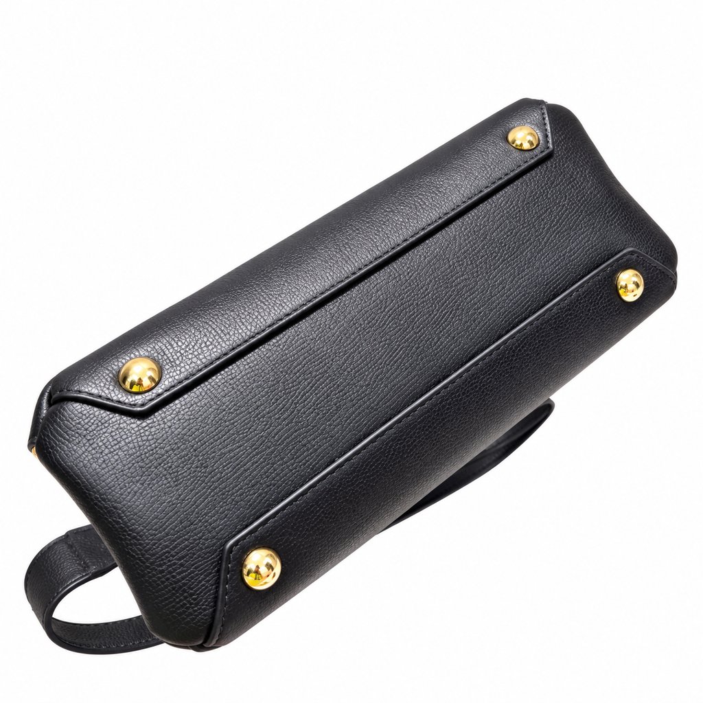 Burberry Noir Signature Top Handle Bag
